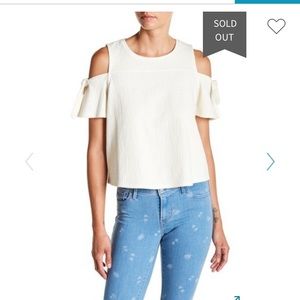 Madewell Skylark Cold Shoulder Shirt